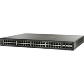 SG500X-48P 48-Port Gigabit PoE with 4-Port 10-Gigabit Stackable Managed Switch Layer 3