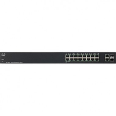 SG200-18 16-Port 10/100/1000, 2 Combo Mini-GBIC Ethernet Switch