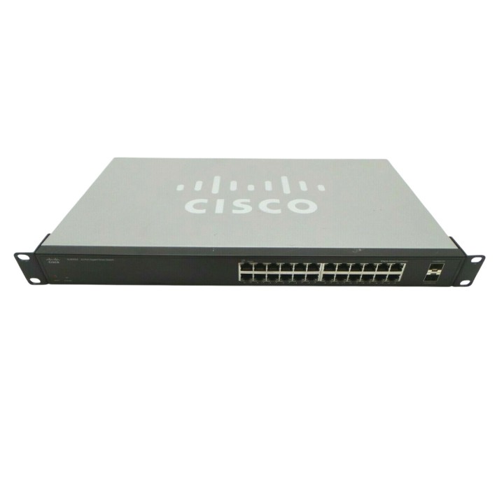 Cisco SLM2024 Small Business 24-Port Gigabit + 2x SFP Ports Smart Ethernet Switch