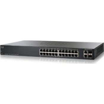 Cisco SLM224PT-EU SF200-24P 24-Port FE PoE and 2 GbE Combo Smart Switch Ethernet
