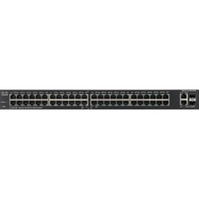 SF200-48P 48-Port 10/100 PoE; 2 Combo Mini-GBIC Ethernet Switch