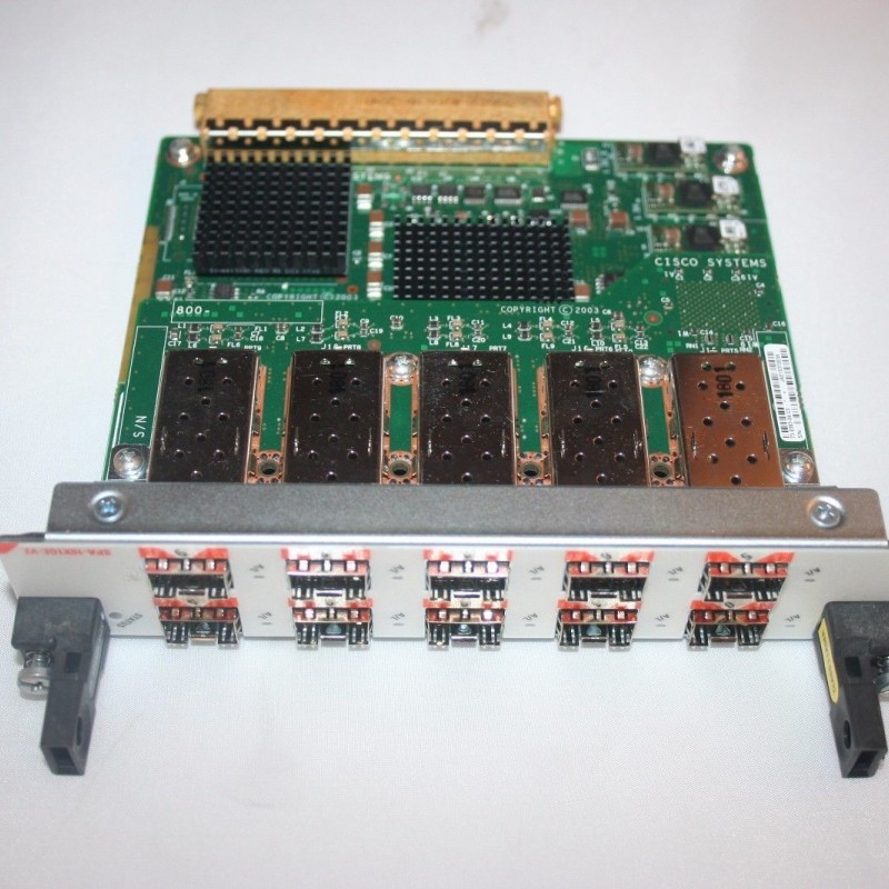 Cisco SPA-10X1GE-V2 10-Port Gigabit Ethernet Shared Port Adapter