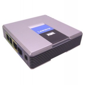 SPA2102 Phone Adapter VoIP Gateway with 2-Port 10/100 Wired Router