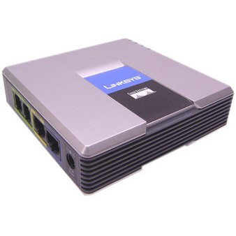 SPA2102 Phone Adapter VoIP Gateway with 2-Port 10/100 Wired Router