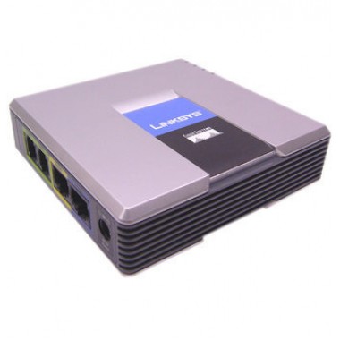 SPA2102 Phone Adapter VoIP Gateway with 2-Port 10/100 Wired Router
