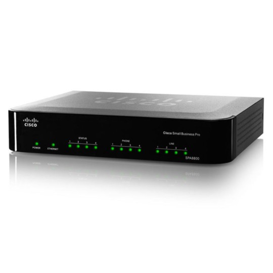 Cisco SPA8800 IP Telephony Gateway with 4 FXS and FXO Ports VoIP
