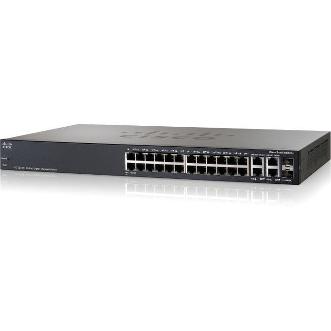 Cisco SRW2024-K9-AR SG300-28 28-Port Gigabit Managed Ethernet Switch