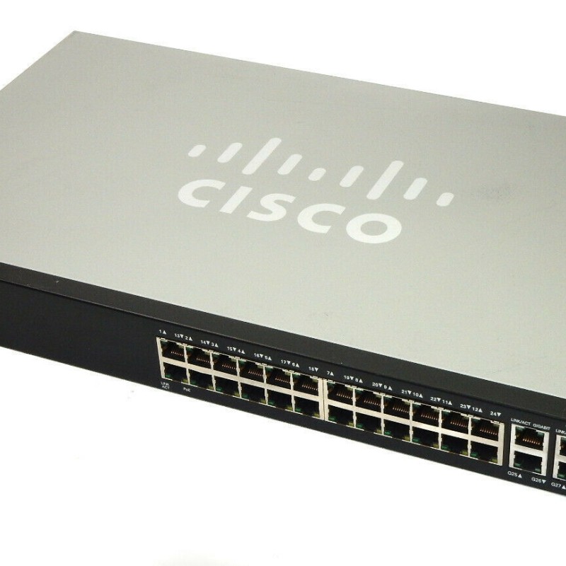 Cisco SRW2024P-K9 SG300-28P 26-10/100/1000, PoE, 2-Mini-GB Managed Ethernet Switch