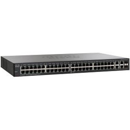 Cisco SRW2048-K9-NA SG300-52 50-Port 10/100/1000 2-Port Combo Mini-GBIC Managed Gigabit Ethernet Switch