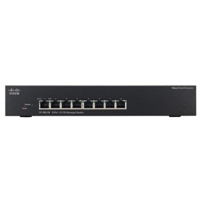 Cisco SRW208-K9-NA SF300-08 8-Port 10/100 Managed Ethernet Switch