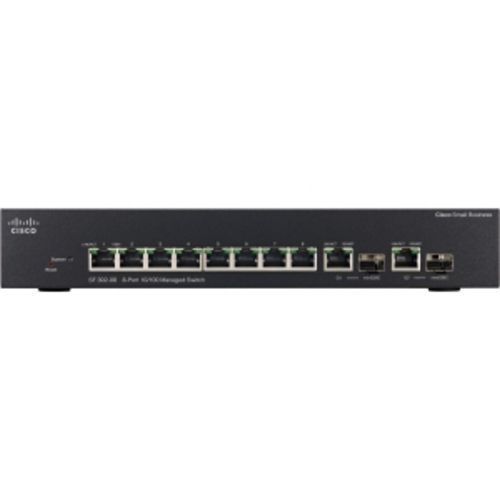 Cisco SRW208G-K9-NA SF302-08 8 10/100 Ports 2 combo mini-GBIC Ethernet Switch