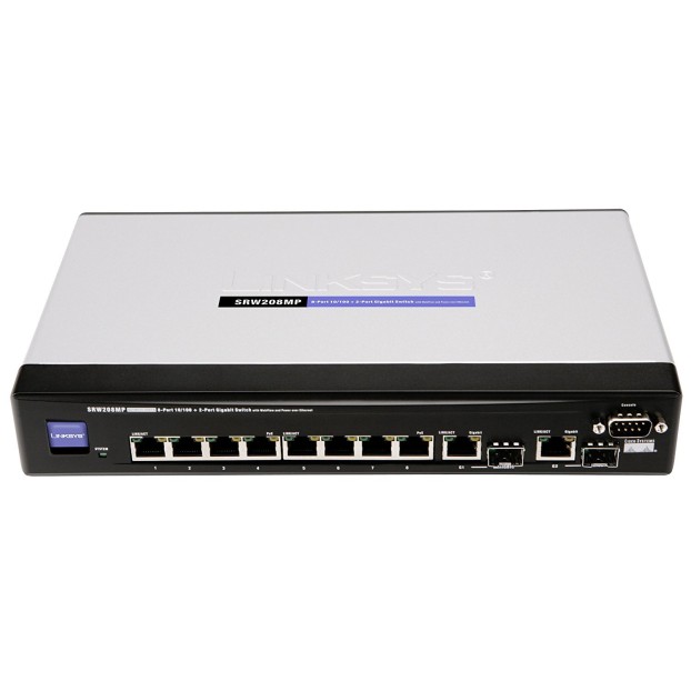 Cisco SRW208MP 8-Port WebView Fast Ethernet Switch with PoE
