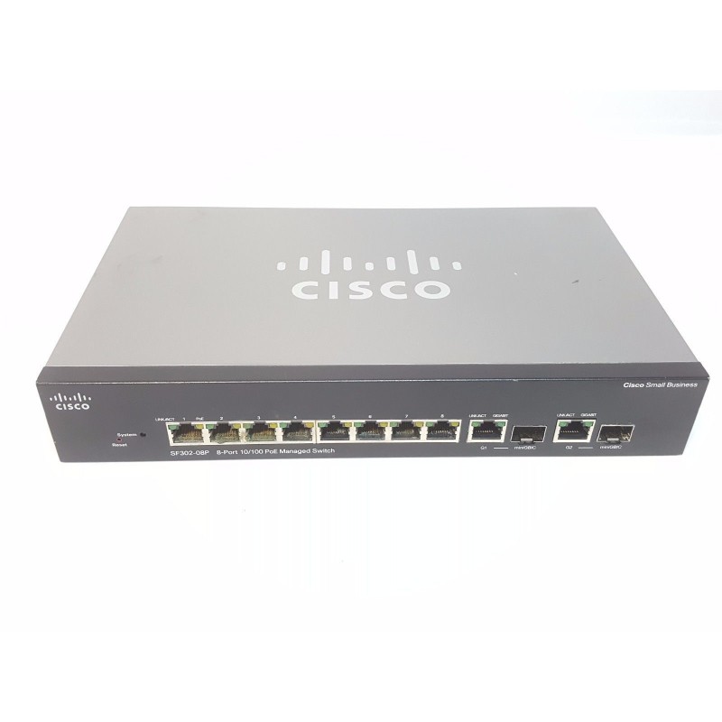 Cisco SRW208P 8-Port WebView Fast Ethernet Switch with PoE