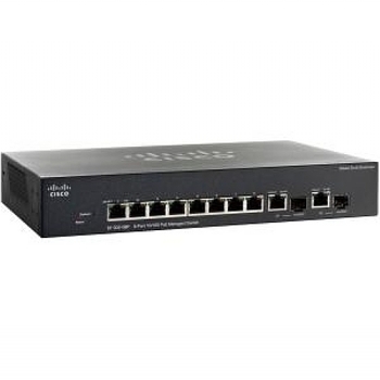 Cisco SRW208P-K9-NA Sf 302-08p 8-Port 10/100 PoE Managed Switch with Gigabit Uplinks