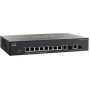 Sf 302-08p 8-Port 10/100 PoE Managed Switch with Gigabit Uplinks