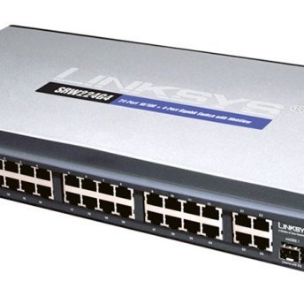 24-Port 10/100 + 2-Port Gigabit Ethernet Switch with WebView