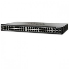 SF300-48 48-Port 10/100, 2-Port 10/100/1000-Combo Mini-GBIC PT Ethernet Switch
