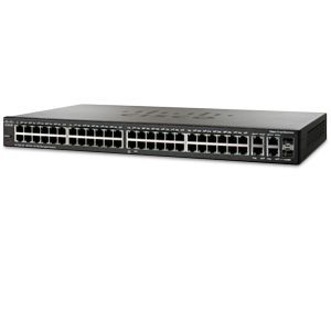 Cisco SRW248G4-K9-NA SF300-48 48-Port 10/100, 2-Port 10/100/1000-Combo Mini-GBIC PT Ethernet Switch