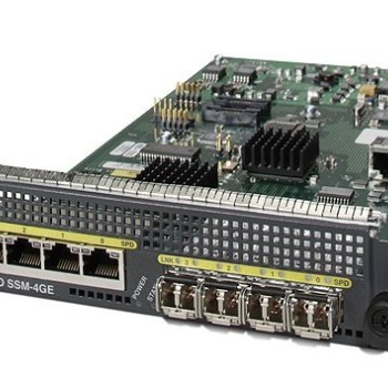 ASA 5500 / IPS 4200 4-Port Gigabit Ethernet SSM RJ-45+SFP Expansion Module