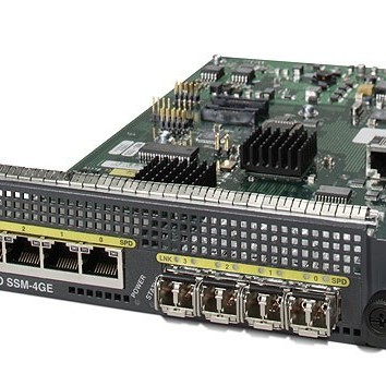 Cisco SSM-4GE ASA 5500 / IPS 4200 4-Port Gigabit Ethernet SSM RJ-45+SFP Expansion Module