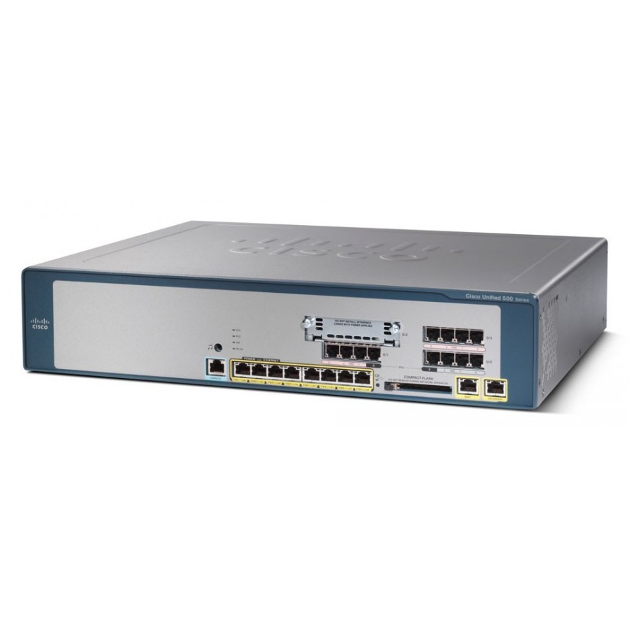 Used Cisco Communication Router UC520-24U-8FXO-K9 Tested latest ios 