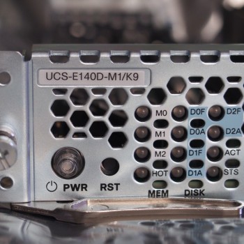 UCS-E Doublewide 4-Core CPU 2x8g SD 1x8g RDIMM 1-3 HDD Spare