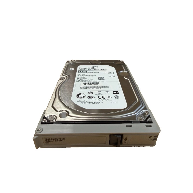 Cisco UCSC-C3X60-HD6TB 6tb 7.2k SAS 12g 3.5-Inch SAS Hard Disk Drive