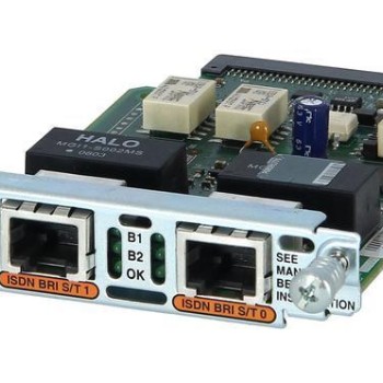 2-Port BRI Voice/Fax Interface Card Voice (VIC)