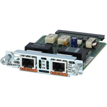 Cisco VIC-2BRI-NT/TE 2-Port BRI Voice/Fax Interface Card Voice (VIC)