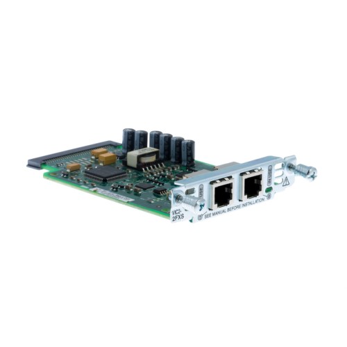 Cisco VIC2-2FXS 2-Port Voice Interface Card FXS (Refurbished) Module