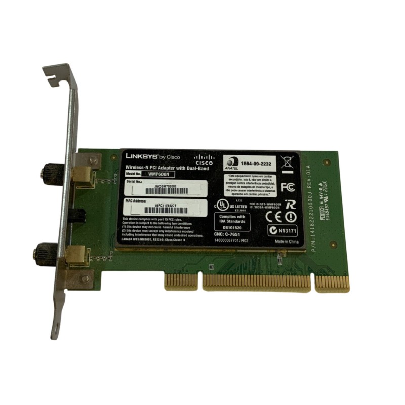 Cisco WMP600N Wireless N Dual Band PCI Adapter Wi-Fi