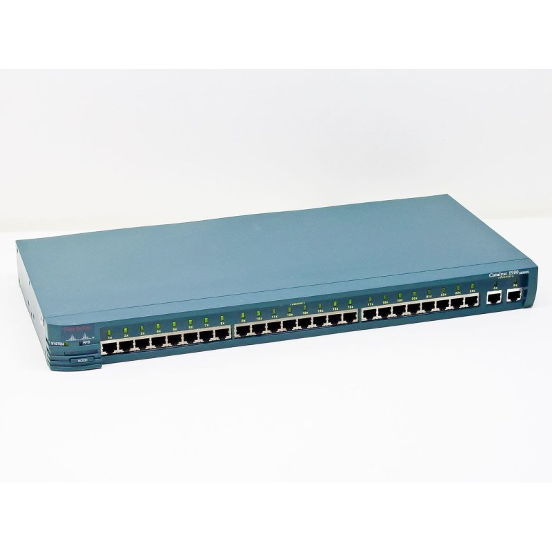 Cisco WS-C1924-A 24-Port 10MB Switch with 2x 100Base-TX Ports