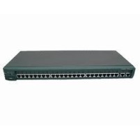 Cisco WS-C1924C-EN 24-Port Catalyst 1924C Ethernet Switch, 1-Port 100Base-TX, 1-Port 100Base-FX, ISL, CGMP, RMON, Enterprise Edition