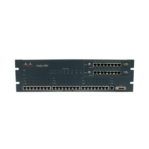 Cisco WS-C2802 Catalyst 25-Port 10 Base-T 2 Slots Network Switch