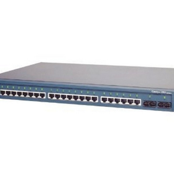 Cisco WS-C2924C-XL-EN Catalyst 2900 Series 24-Port 10/100 RJ45, 2-Port 100Base-FX SC, Enterprise Edition