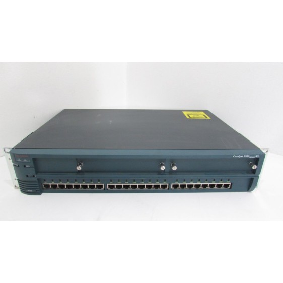 Cisco WS-C2924M-XL-EN-DC Catalyst 2924M XL Ethernet Switch, 24-Port 10/100 with Two Module Slots