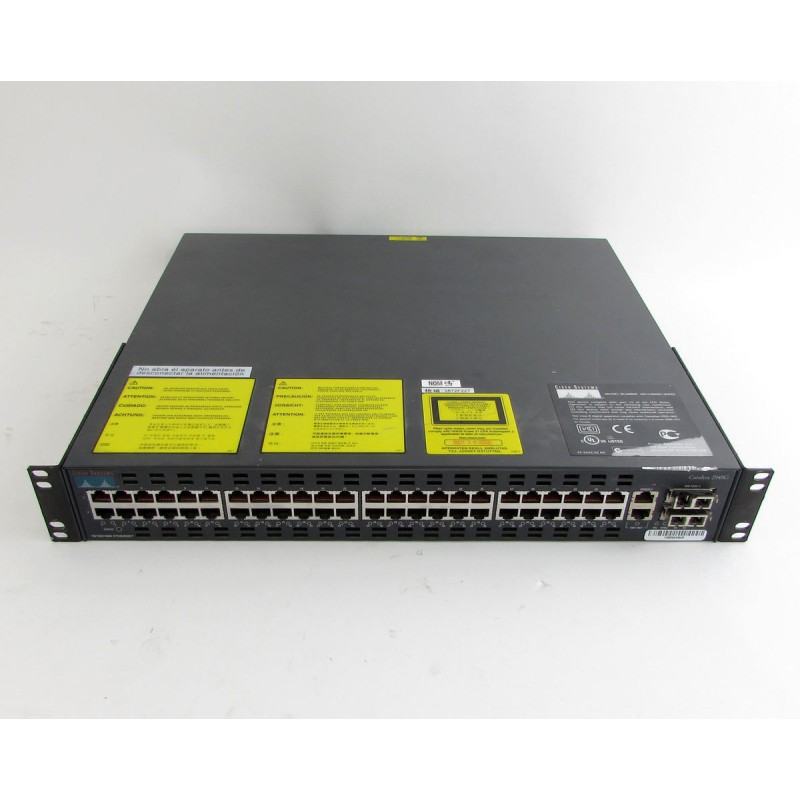 Cisco WS-C2948G Catalyst 48-Port 10/100Base-TX Rack Mountable Managed Switch