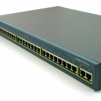 Catalyst 2950 24-Port 10/100 Fast Ethernet Network Switch with (2) Fixed 10/100/1000Base-T Ports