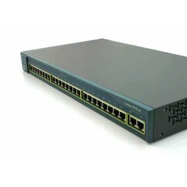 Catalyst 2950 24-Port 10/100 Fast Ethernet Network Switch with (2) Fixed 10/100/1000Base-T Ports