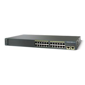Cisco WS-C2960-24TT-L Catalyst 2960 24-Port 10/100 + 2-Port 1000Base-T Managed Ethernet Switch
