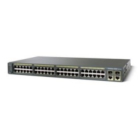 Catalyst 2960 Switch 48-Port 10/100 + (2) 10/100/1000 TX Uplinks, 1RU, LAN Base Image