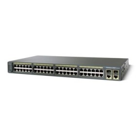 Cisco WS-C2960-48TT-L Catalyst 2960 Switch 48-Port 10/100 + (2) 10/100/1000 TX Uplinks, 1RU, LAN Base Image