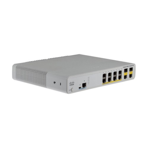 Cisco WS-C2960C-8PC-L Catalyst 2960C 8-Port 10/100 Fast Ethernet 2 PoE Ports Ethernet Switch