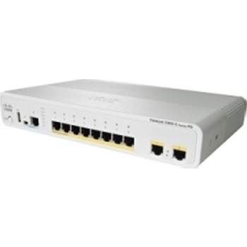 Cisco WS-C2960C-8TC-L Catalyst 2960C 8 10/100 2-Port Dual-Purpose Uplinks Ethernet Switch