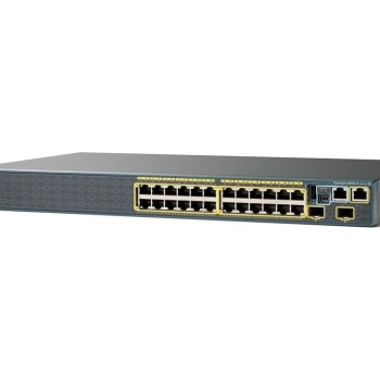 Catalyst 2960S 24-Port 10/100/1000 PoE 370W 2 x 10G SFP+ Ethernet Switch