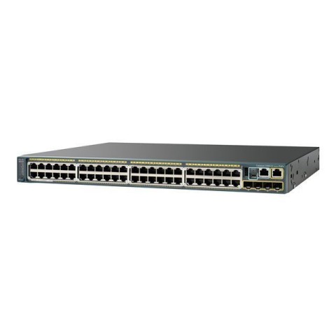 Cisco WS-C2960S-48LPS-L Catalyst 2960S 48 10/100/1000 PoE 370W 4 x SFP LAN Ethernet Switch