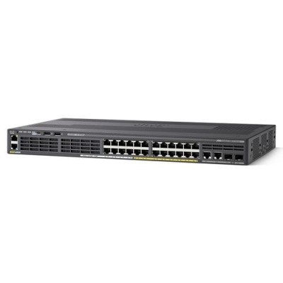 Cisco WS-C2960X-24PSQ-L Catalyst 2960-x 24-Port Gige PoE 92W 2xSFP + 2x1gbt LAN Base
