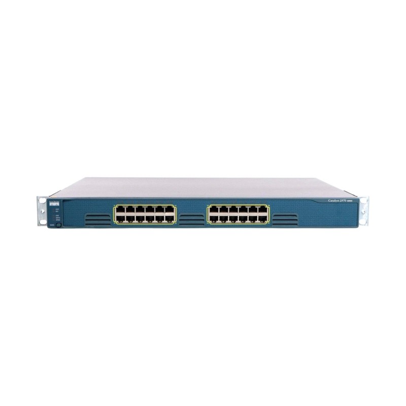 Cisco WS-C2970G-24T-E Catalyst 2970: 24-Port Gigabit Ethernet Switch with Enhanced Image