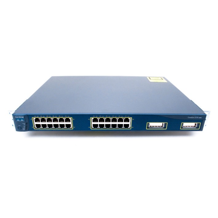 Cisco WS-C3550-24-SMI Catalyst 3550 24-Port 10/100 Ethernet Switch with 2-Port GBIC, Standard Multilayer Image