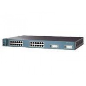 Catalyst 3550: 24-Port 10/100 Switch, (2) 1000Base-X GBIC Slots, Standard Multilayer Image, Inline Power Supply